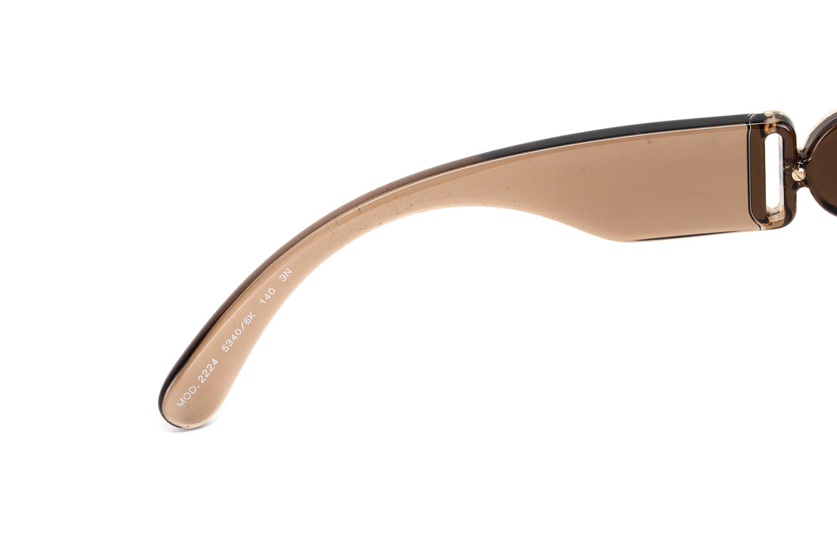 Versace Women's Sunglasses Rimless Cat Eye Beige VE222453406K