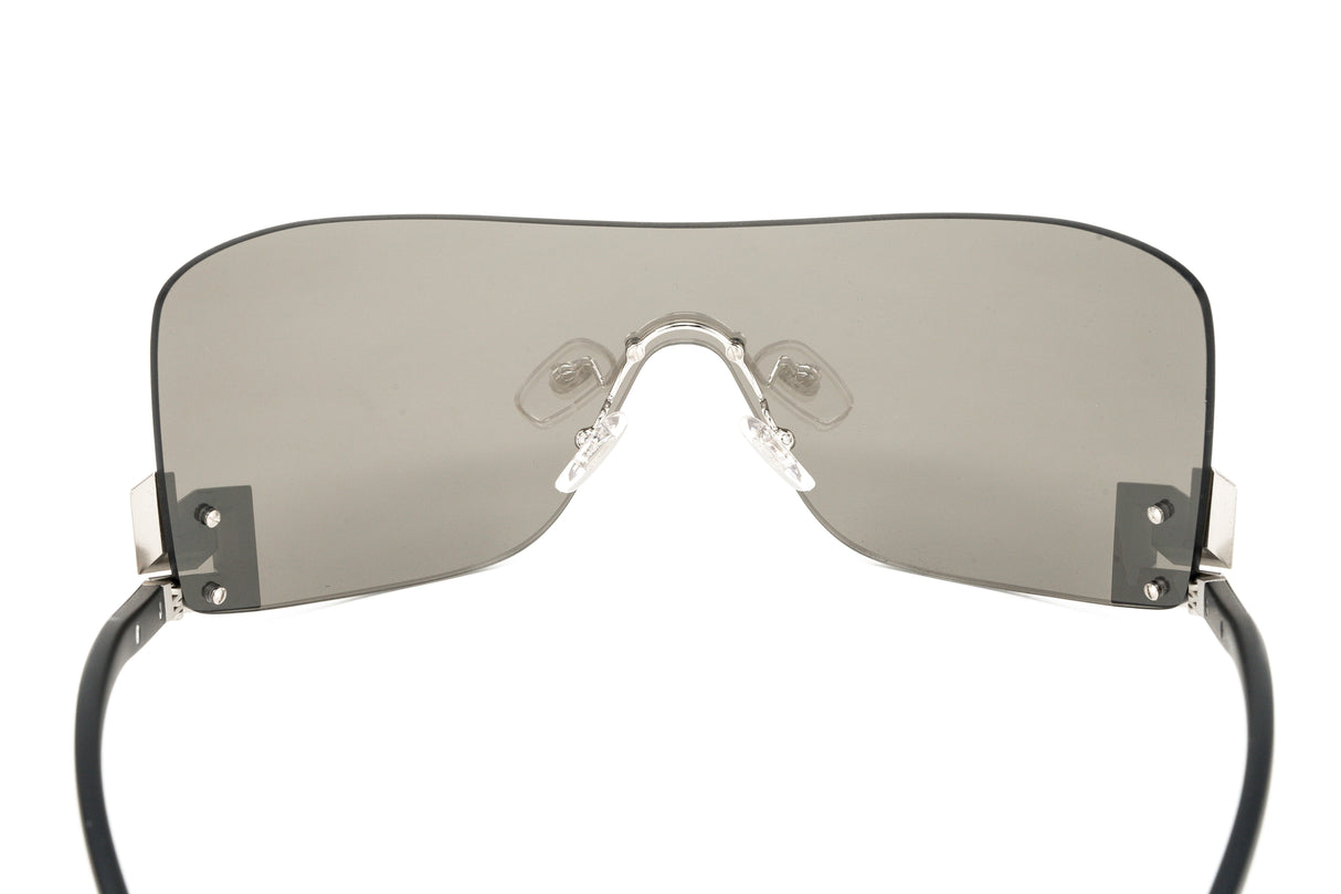 Versace Women's Sunglasses Rimless Shield Silver VE224010006G
