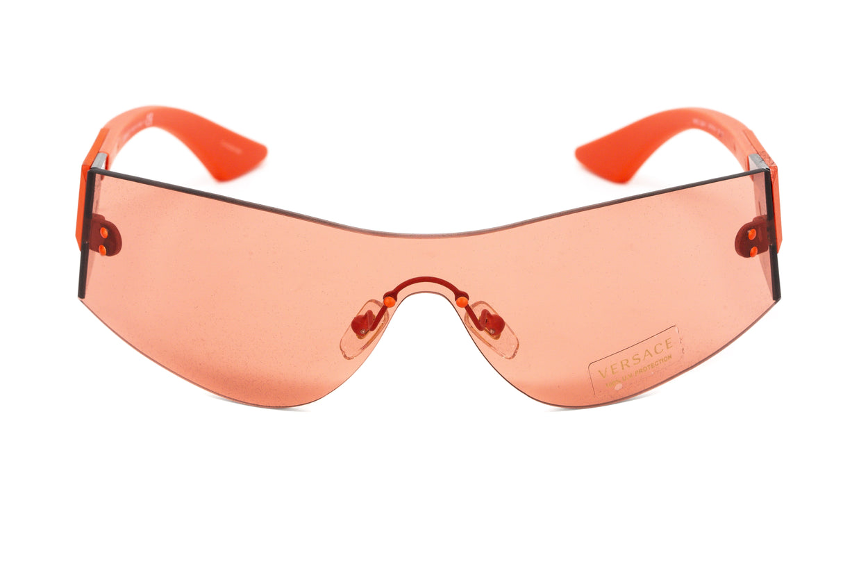 Versace Women's Sunglasses Rimless Shield Red/Pink VE2241147884