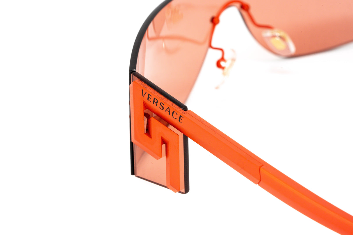 Versace Women's Sunglasses Rimless Shield Red/Pink VE2241147884