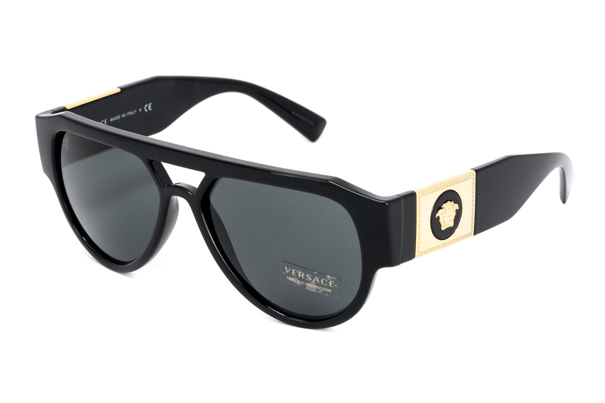 Versace Men's Sunglasses Pilot Black VE4401GB1/87