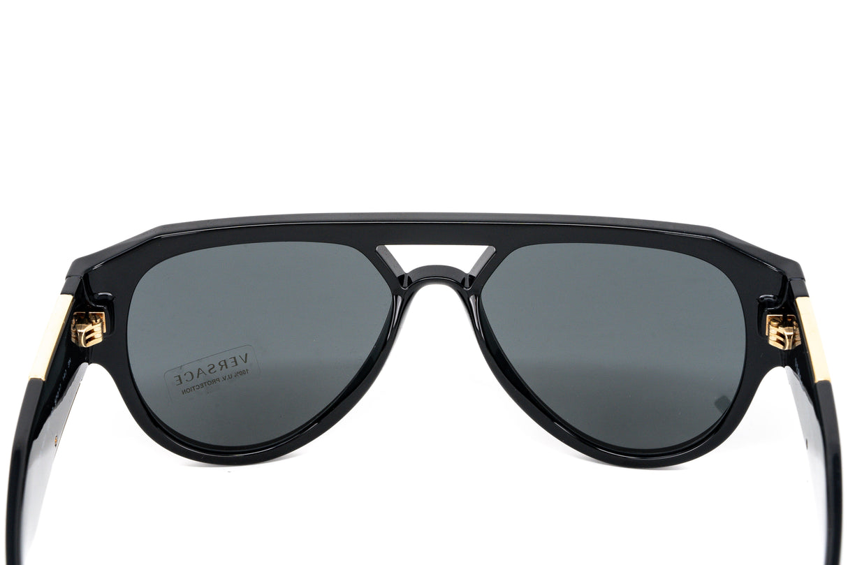 Versace Men's Sunglasses Pilot Black VE4401GB1/87