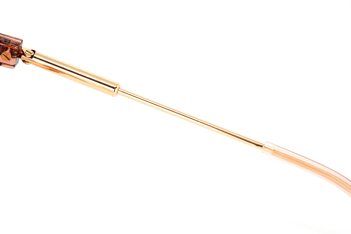 Versace Women's Sunglasses Square Pink/Gold VE441053220P