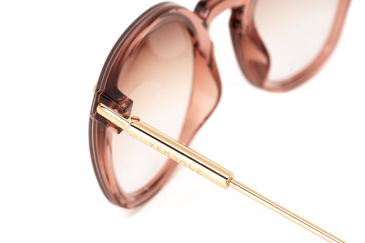Versace Women's Sunglasses Square Pink/Gold VE441053220P
