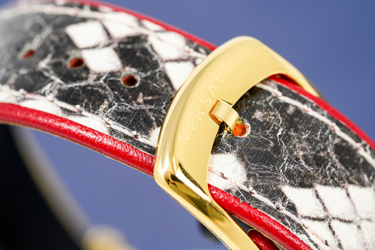 Versace V-Circle Manifesto 38mm Love Edition White