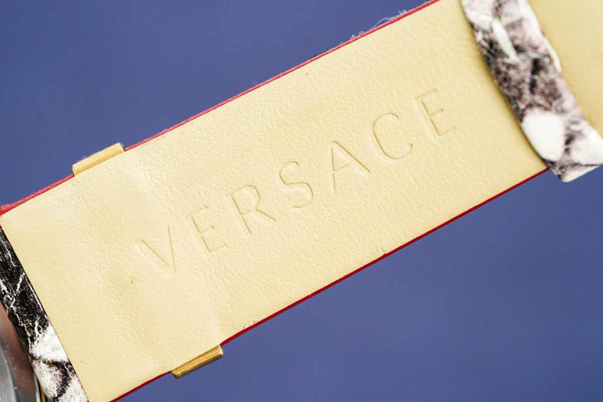 Versace V-Circle Manifesto 38mm Love Edition White