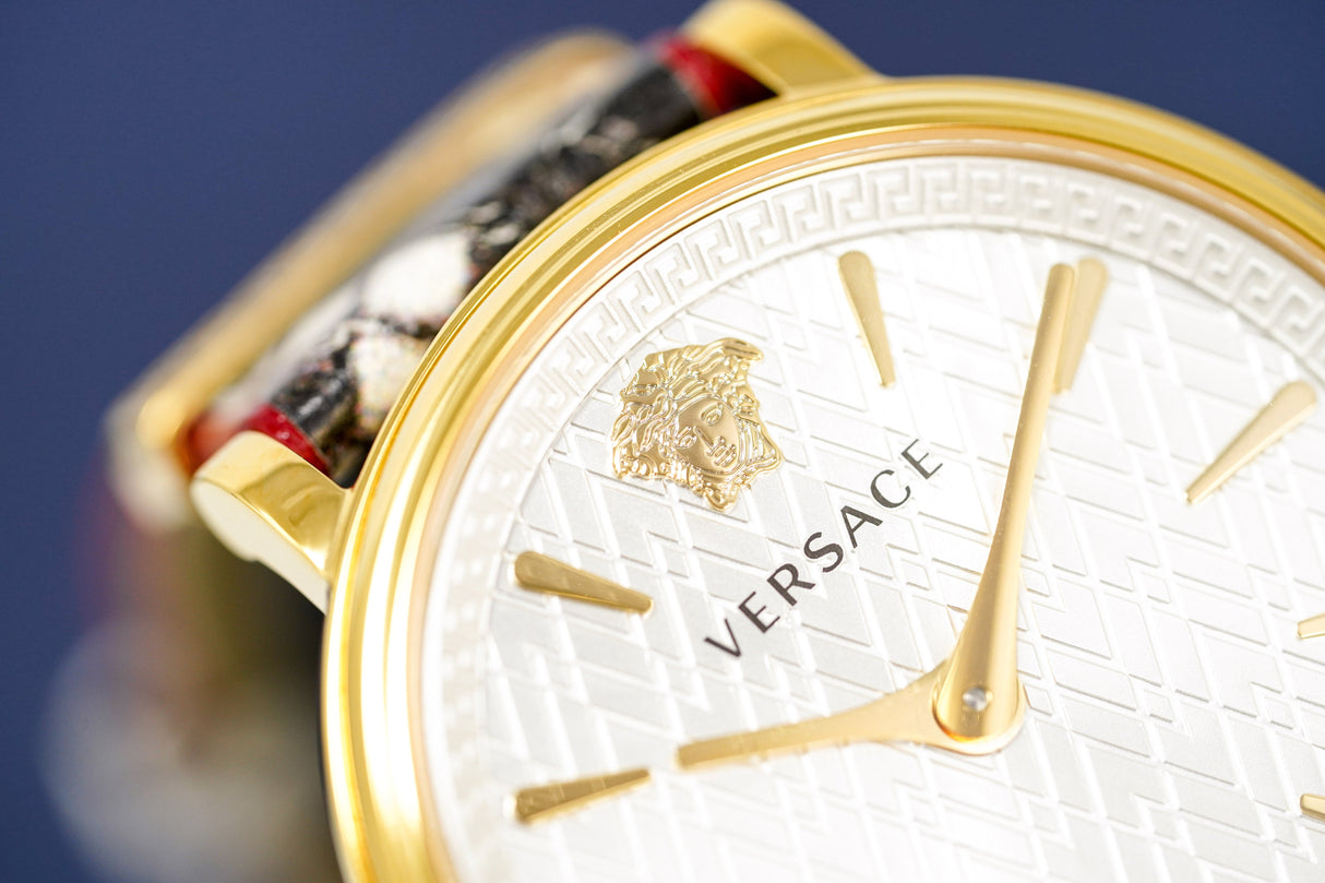 Versace V-Circle Manifesto 38mm Love Edition White