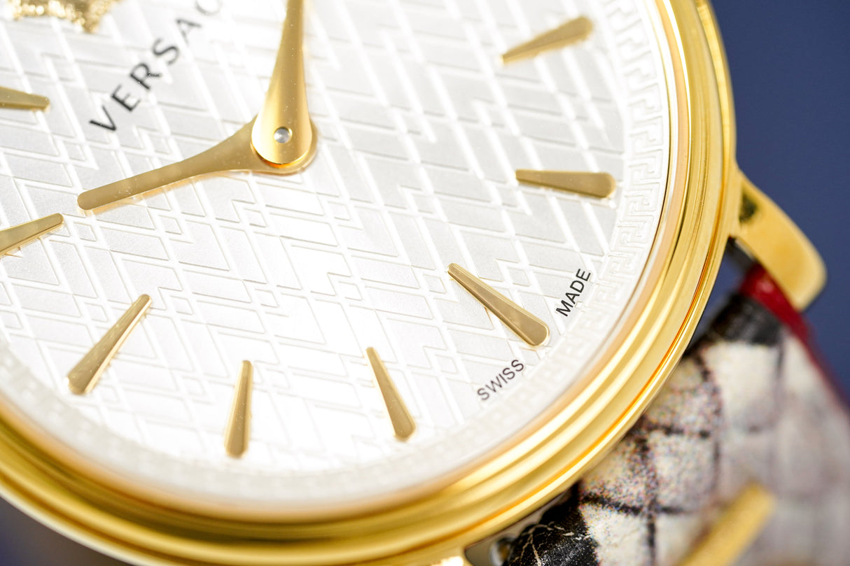 Versace V-Circle Manifesto 38mm Love Edition White