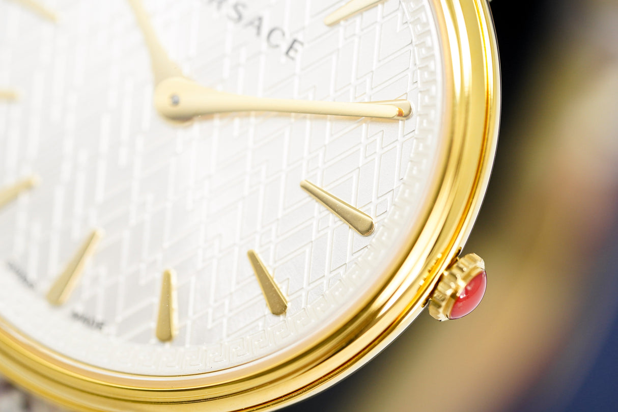 Versace V-Circle Manifesto 38mm Love Edition White