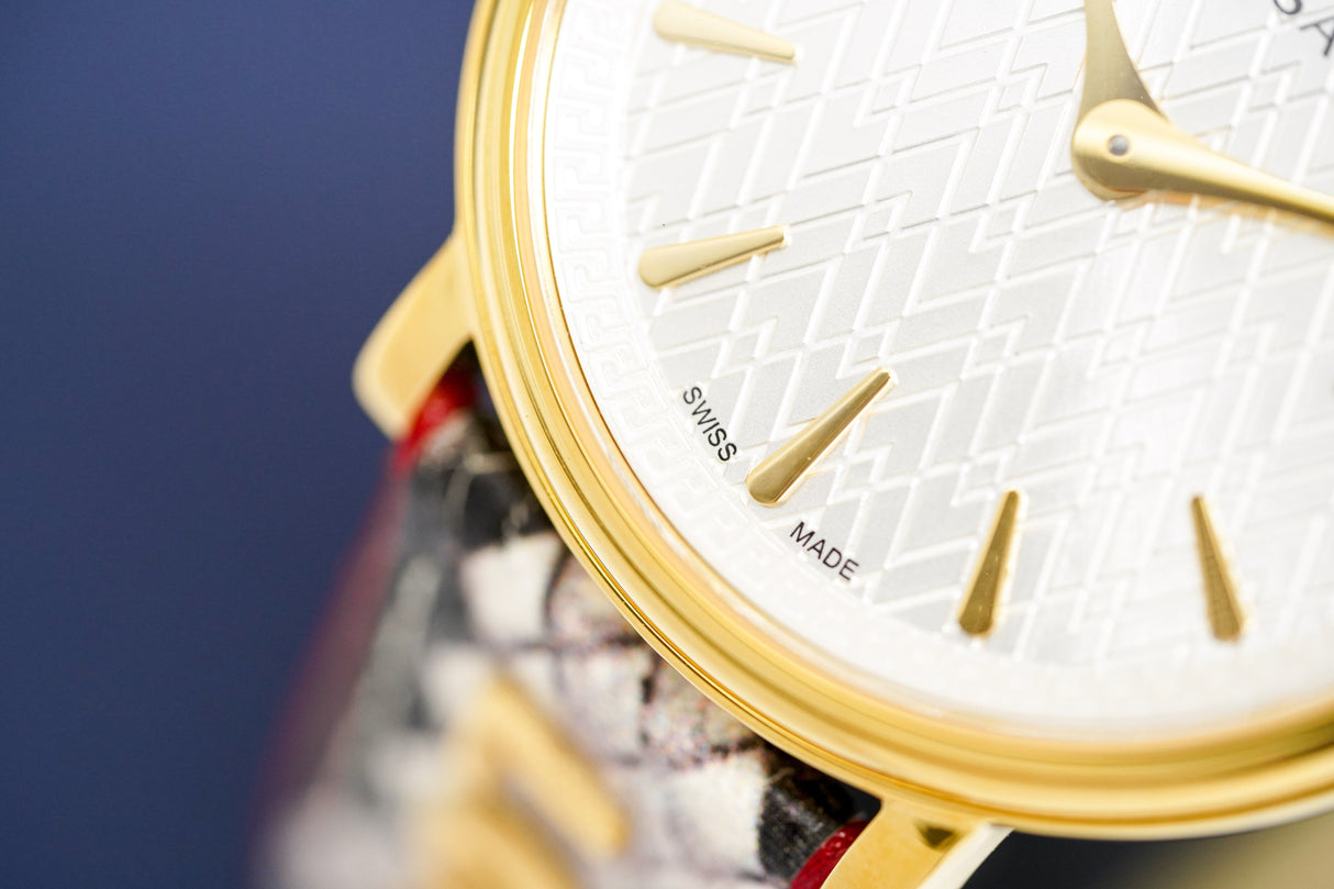 Versace V-Circle Manifesto 38mm Love Edition White