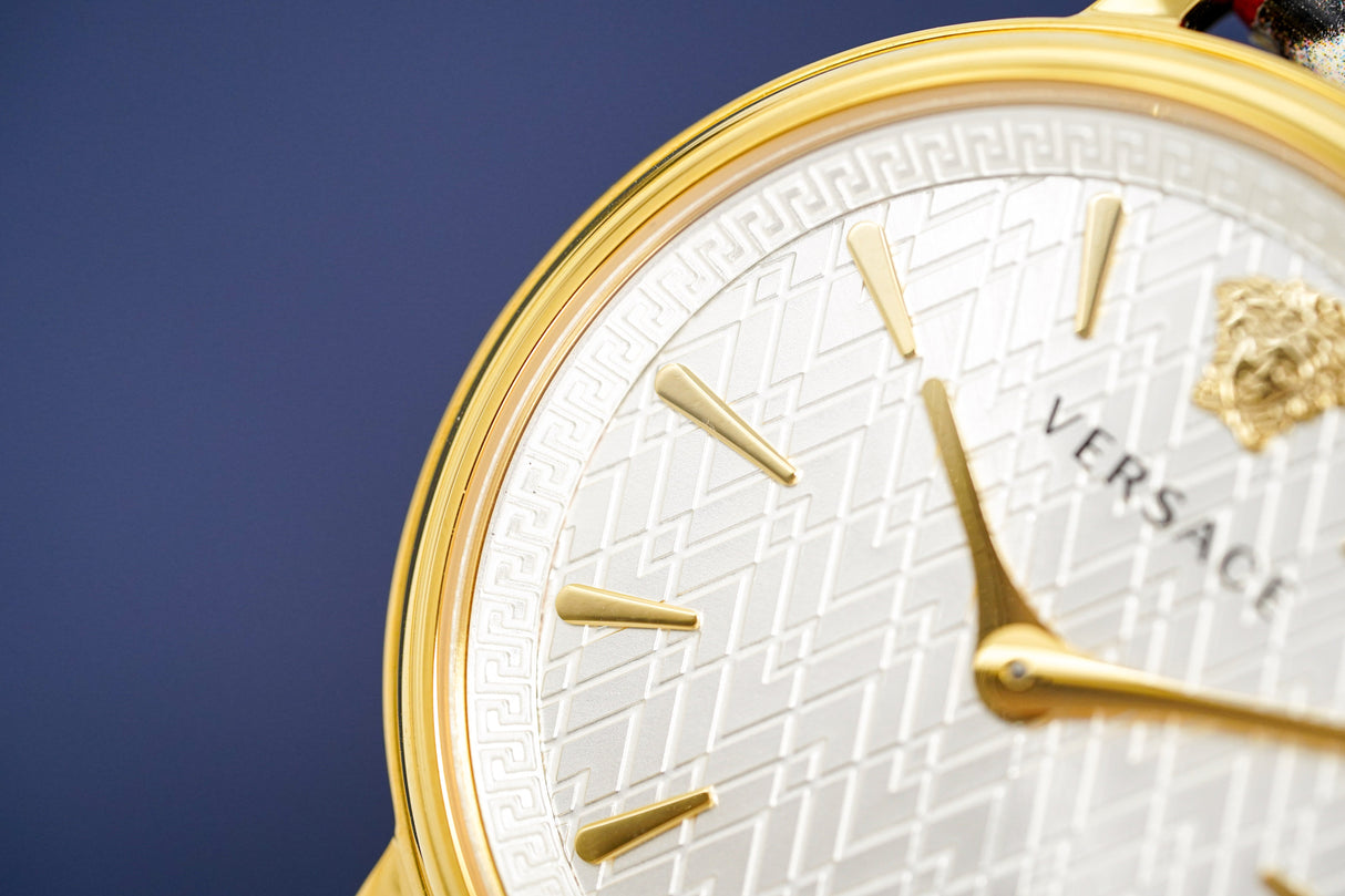Versace V-Circle Manifesto 38mm Love Edition White