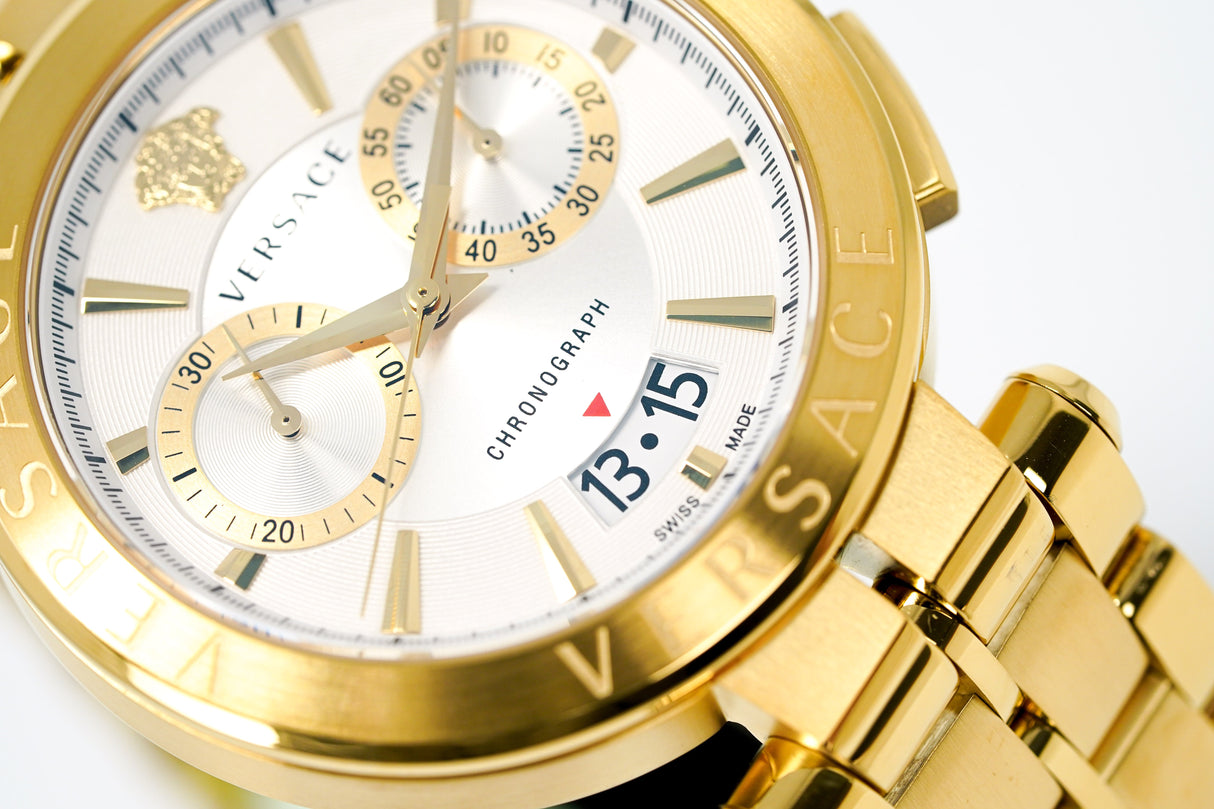 Versace Men's Watch Chronograph Aion Gold VE1D00419