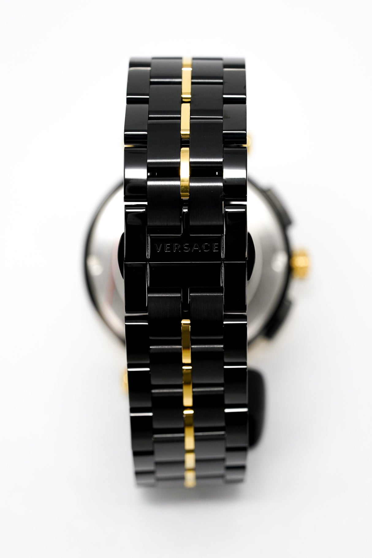 Versace Men's Watch Chronograph Aion Two Tone Black VE1D01620