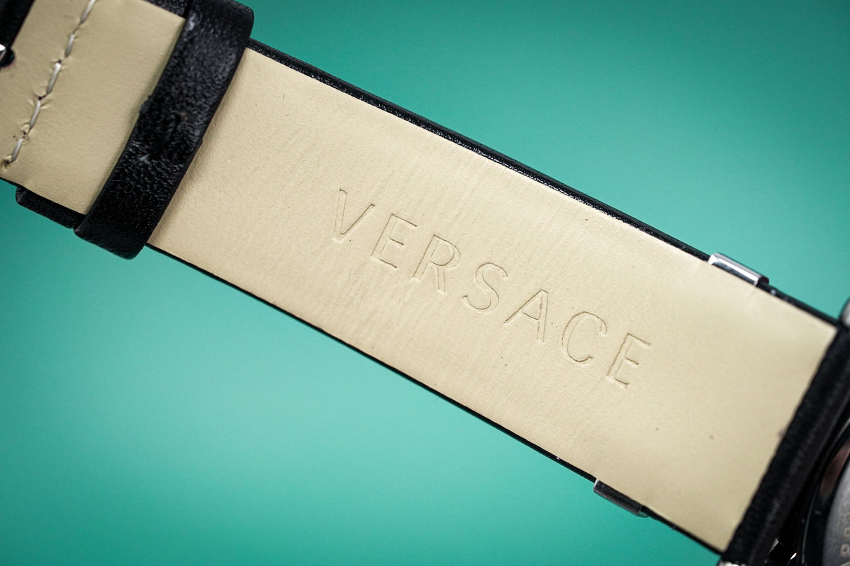 Versace Watch V-Circle Manifesto 42mm Black VEBQ00918