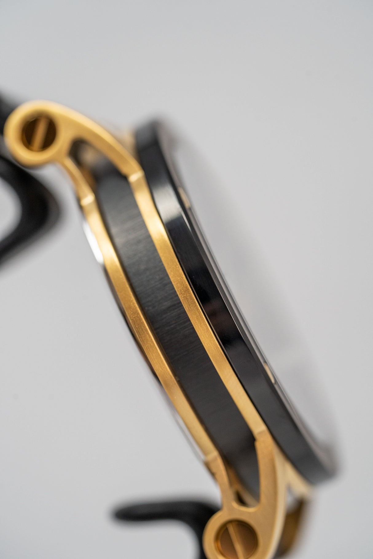 Versace Automatic Watch Theros Day Date Black and Gold VEDX00419