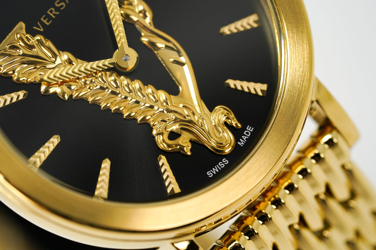 Versace Ladies Watch Virtus Black VEHC00619