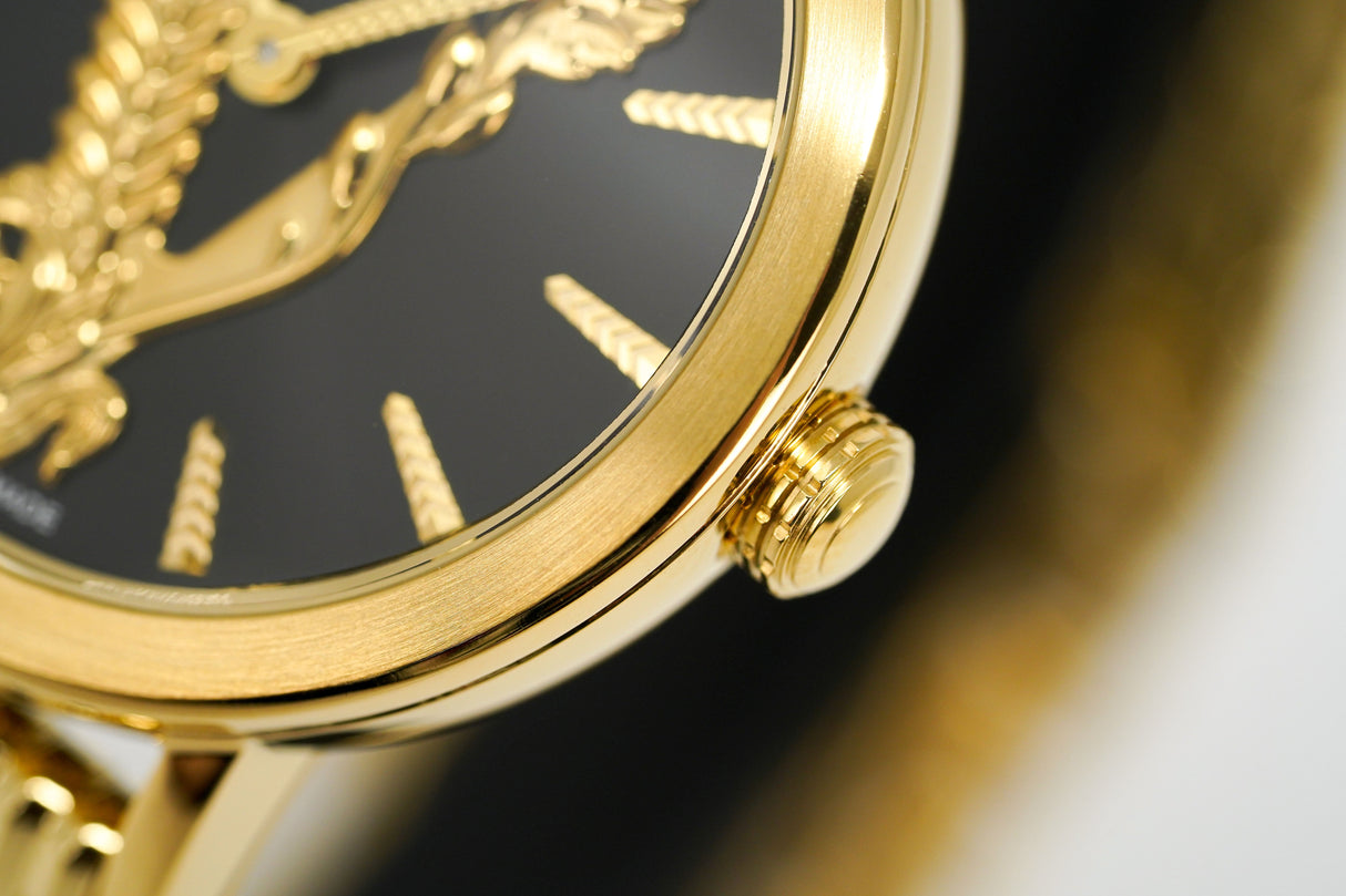 Versace Ladies Watch Virtus Black VEHC00619