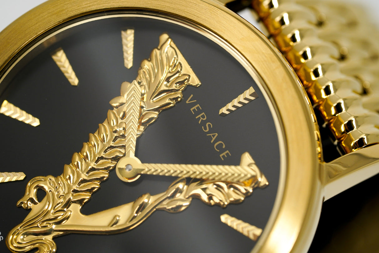 Versace Ladies Watch Virtus Black VEHC00619