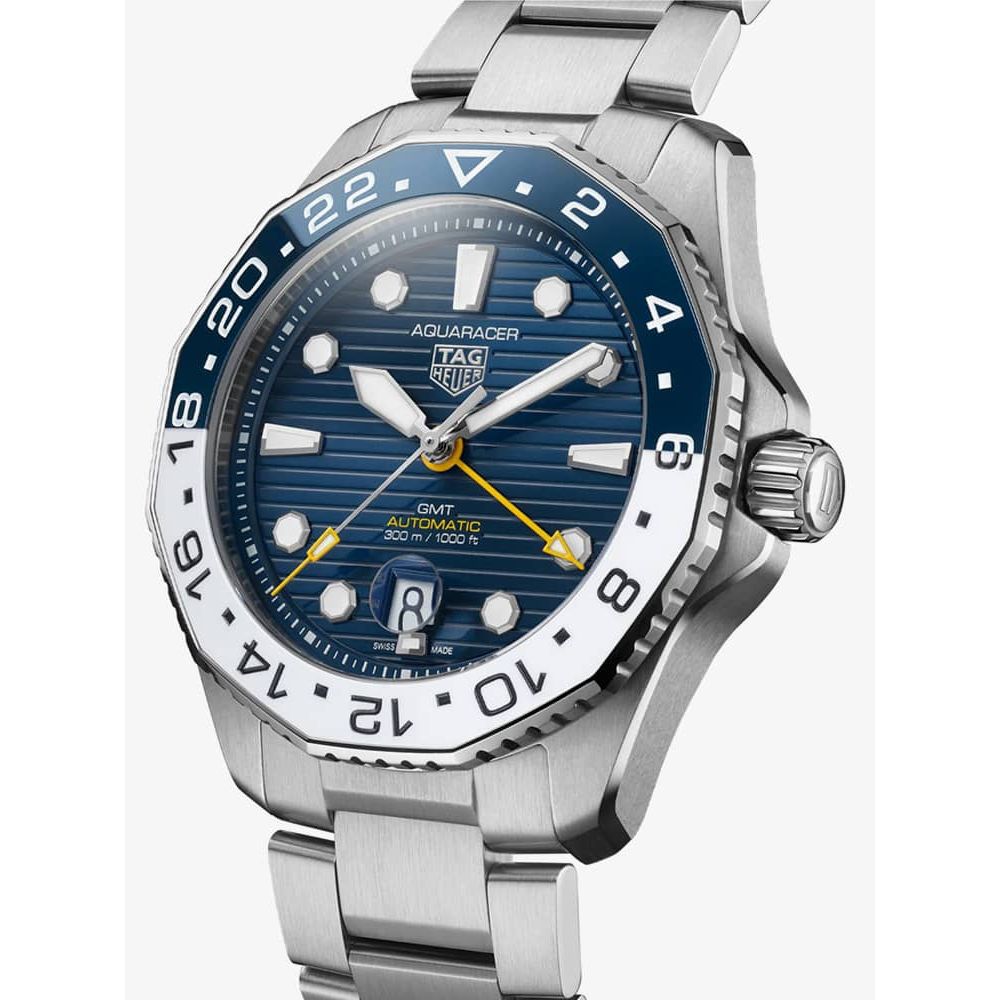 Tag Heuer Watch Automatic Aquaracer GMT 43mm Blue WAY201T.BA0927