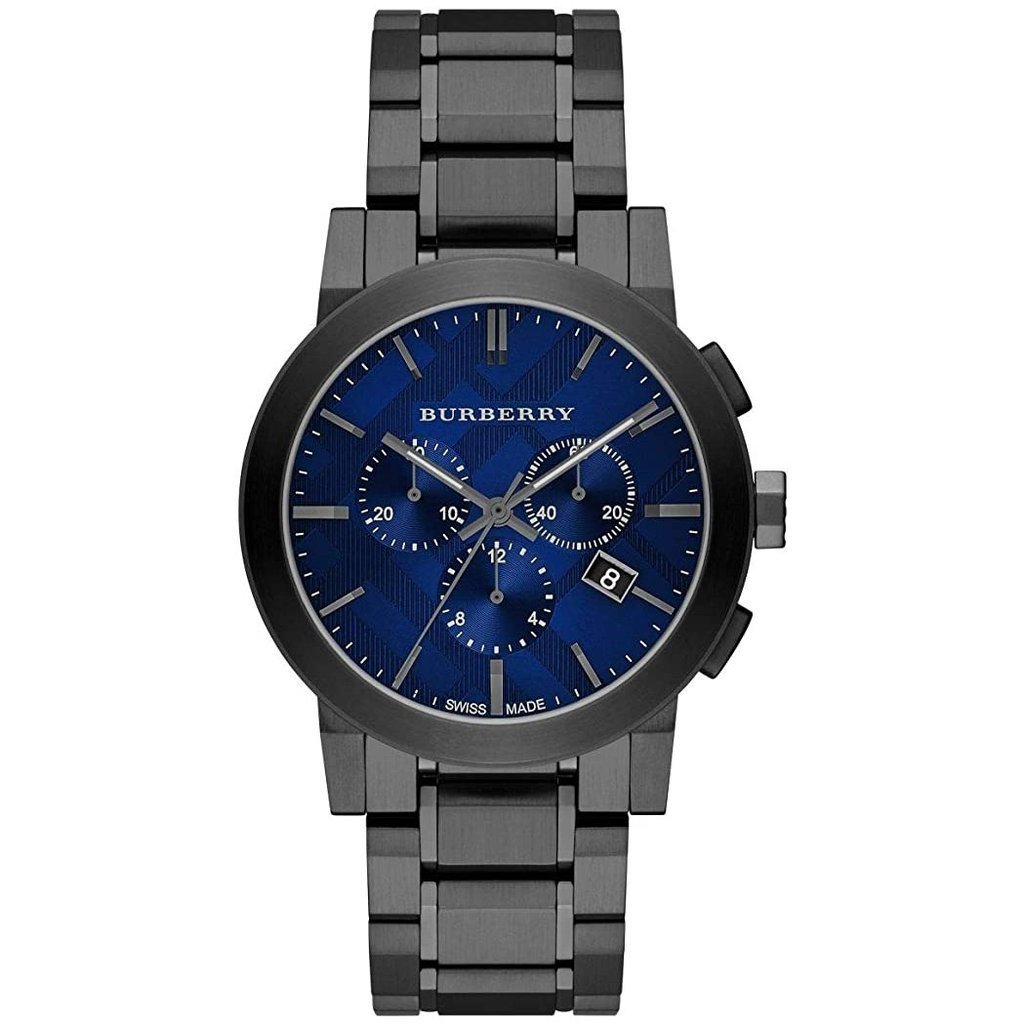 Burberry Men's Watch Chronograph The City Gun Metal BU9365 - Watches & Crystals