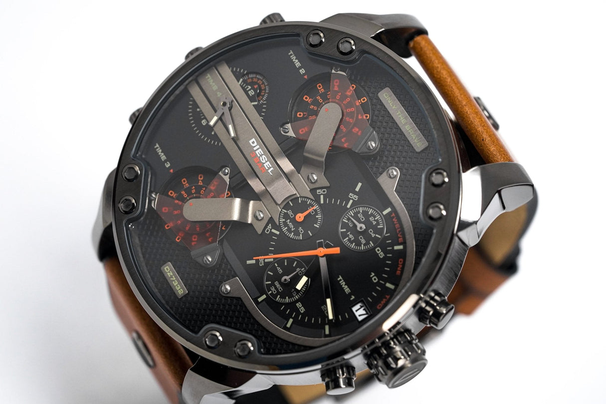 Diesel Men's Chronograph Watch Mr Daddy 2.0 Gun Metal - Watches & Crystals
