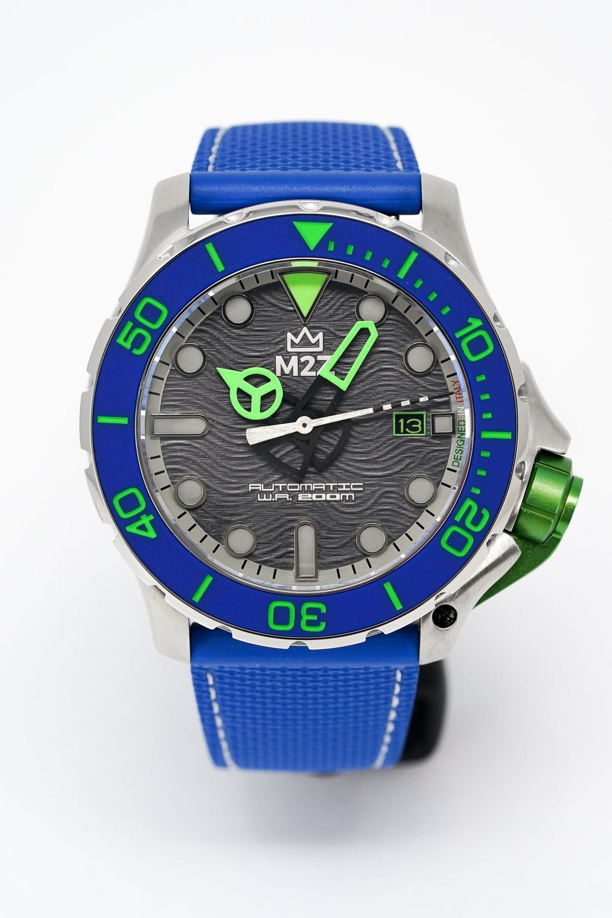 M2Z Men's Watch Diver 200 Blue 200-003 - Watches & Crystals