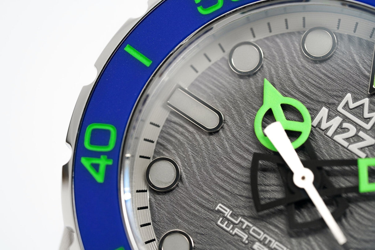 M2Z Men's Watch Diver 200 Blue 200-003 - Watches & Crystals