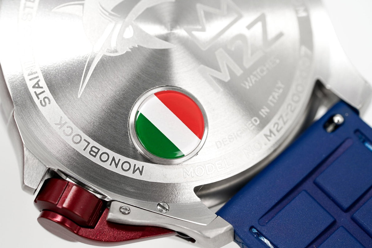 M2Z Men's Watch Diver 200 Blue 200-007 - Watches & Crystals