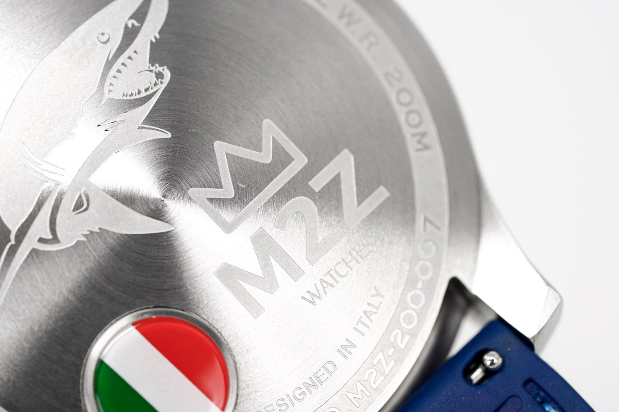 M2Z Men's Watch Diver 200 Blue 200-007 - Watches & Crystals