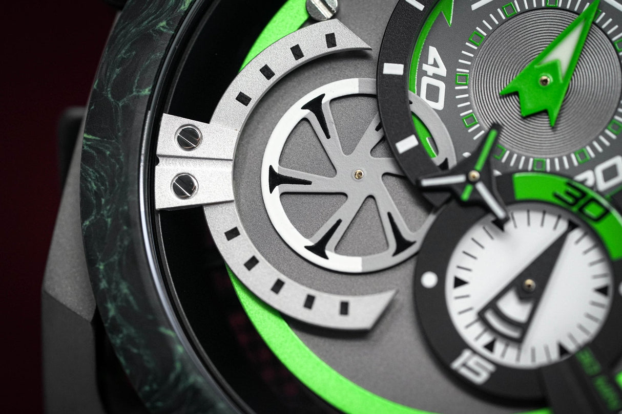 Mazzucato Reversible Monza Green Limited Edition - Watches & Crystals