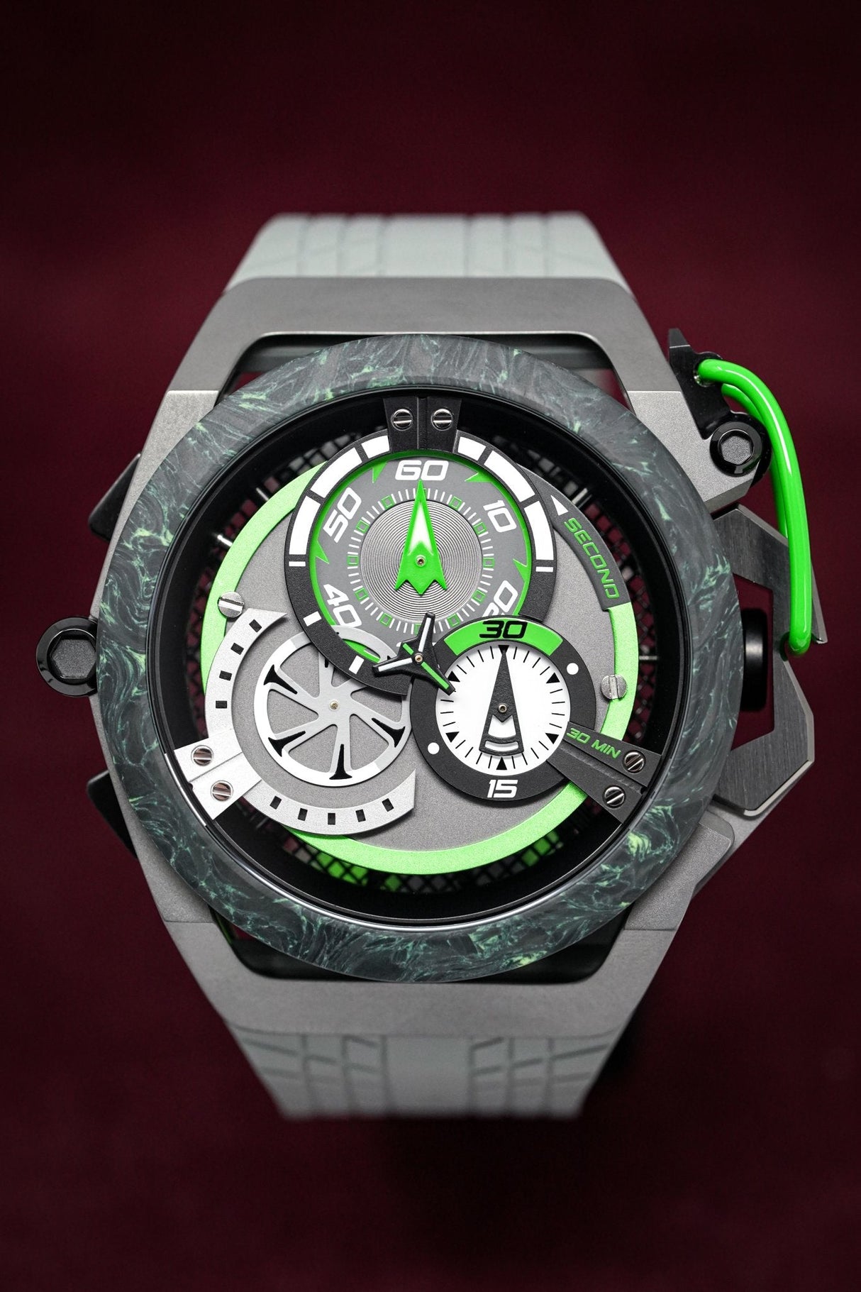 Mazzucato Reversible Monza Green Limited Edition - Watches & Crystals