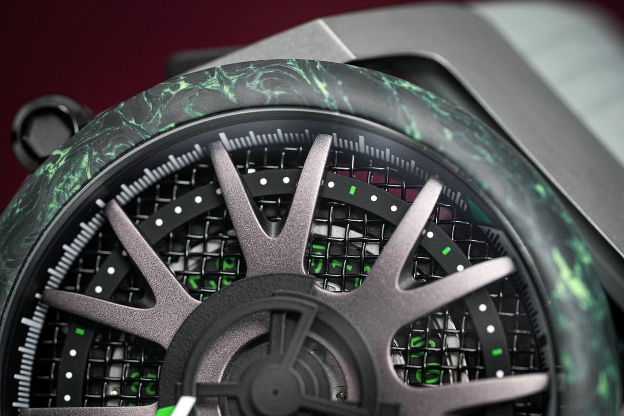 Mazzucato Reversible Monza Green Limited Edition - Watches & Crystals