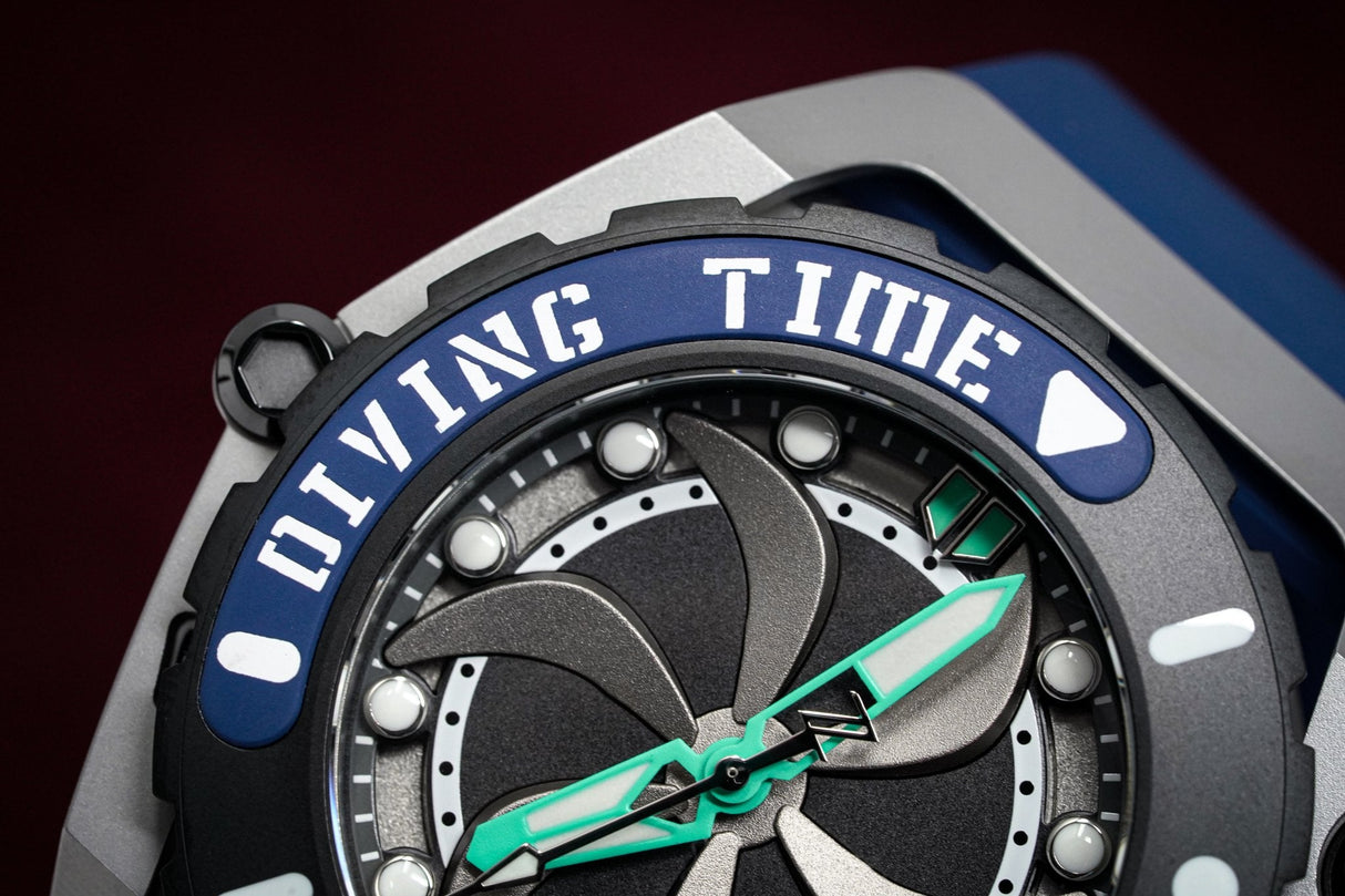 Mazzucato RIM Scuba Blue Green - Watches & Crystals