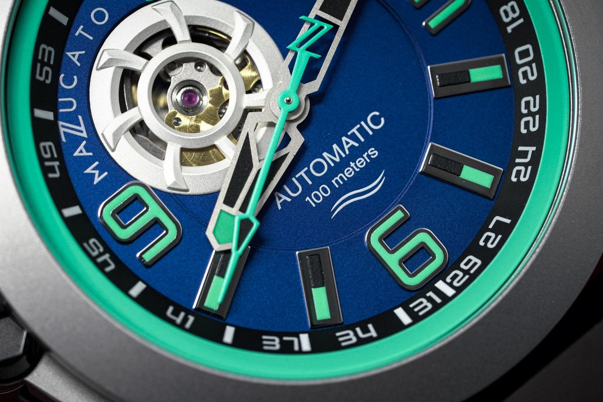 Mazzucato RIM Scuba Blue Green - Watches & Crystals