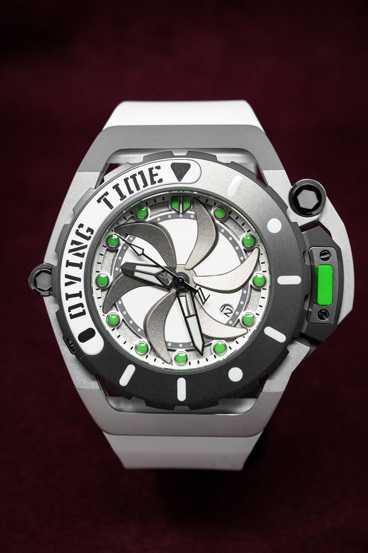 Mazzucato RIM Scuba White Green - Watches & Crystals