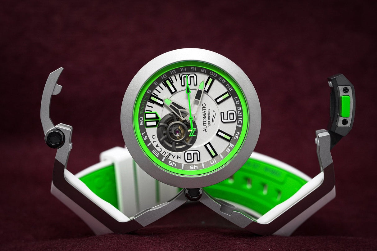 Mazzucato RIM Scuba White Green - Watches & Crystals