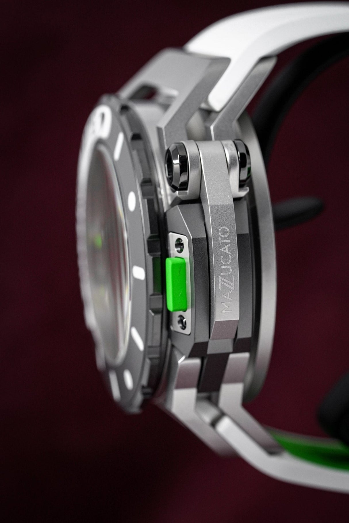 Mazzucato RIM Scuba White Green - Watches & Crystals