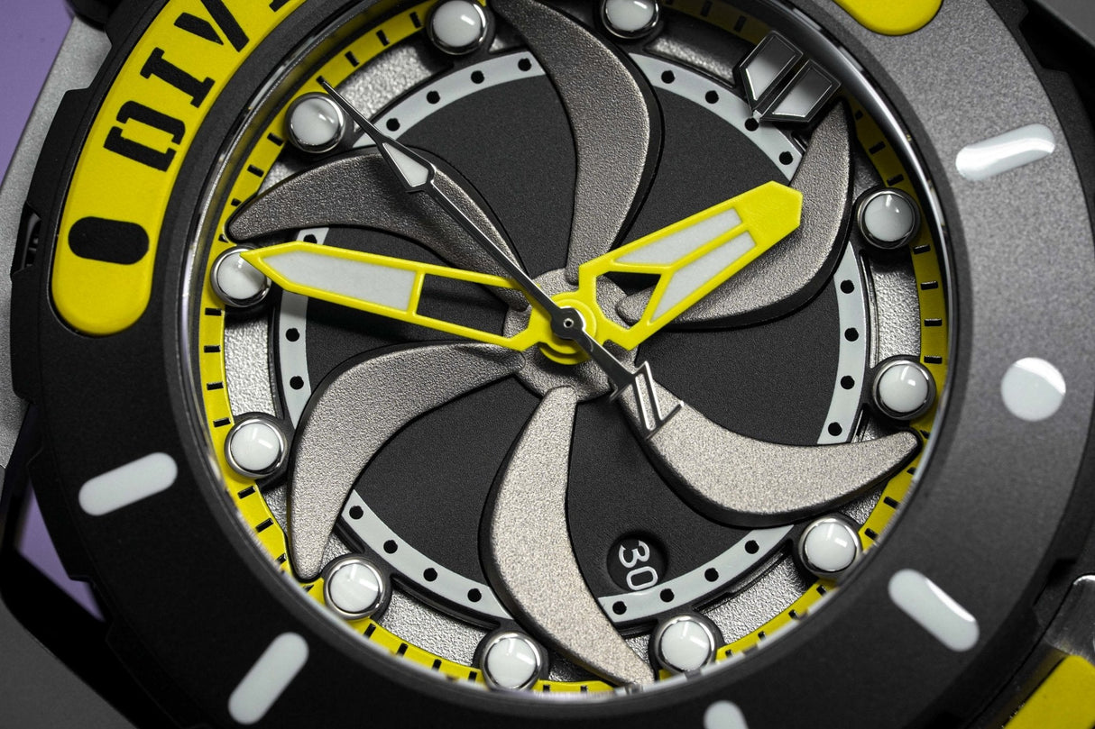 Mazzucato RIM Scuba Yellow - Watches & Crystals