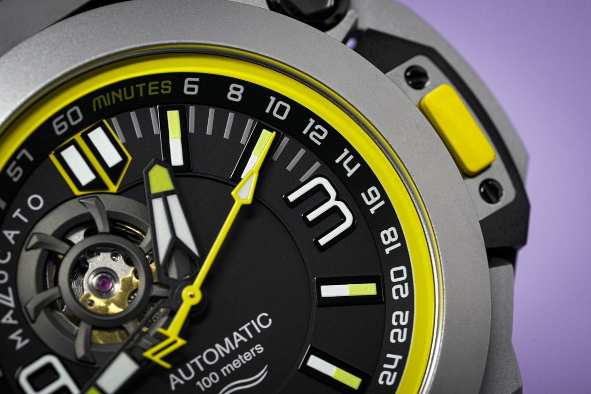Mazzucato RIM Scuba Yellow - Watches & Crystals