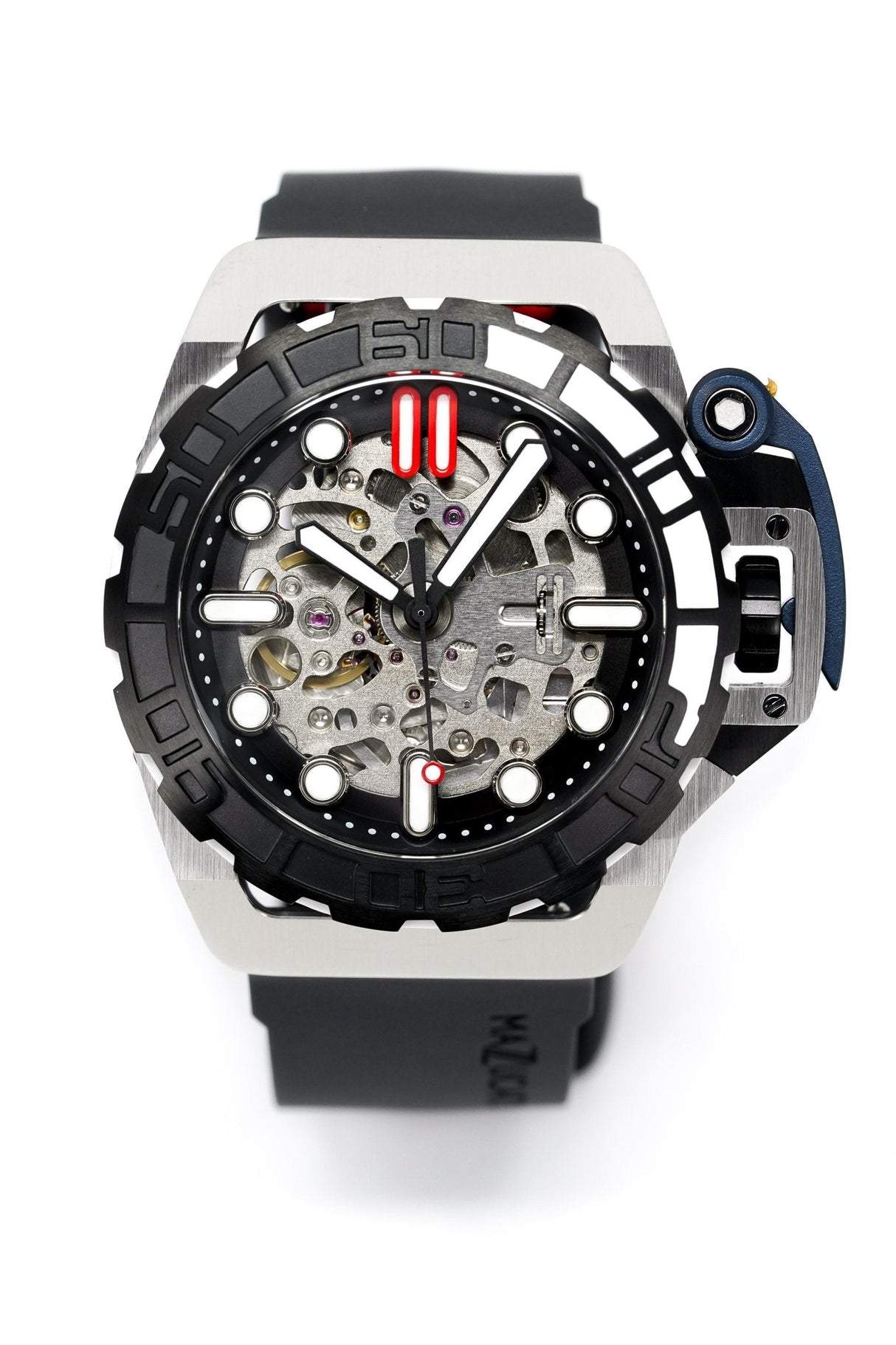 Mazzucato RIM SUB Men's Automatic Watch Black SK1-BL - Watches & Crystals