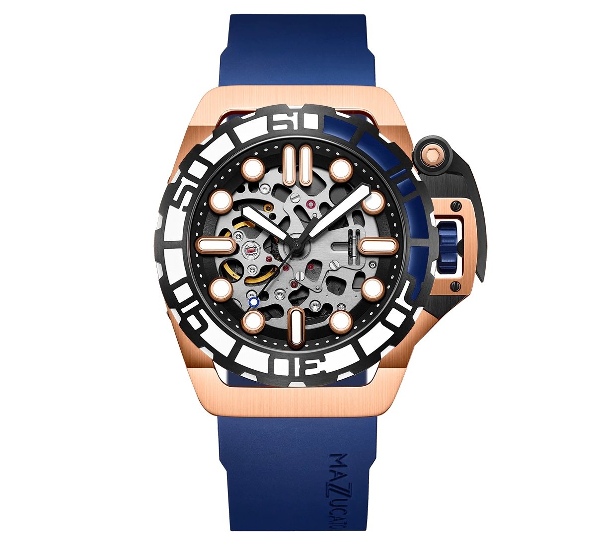 Mazzucato RIM SUB Men's Automatic Watch Blue SK2-RG - Watches & Crystals