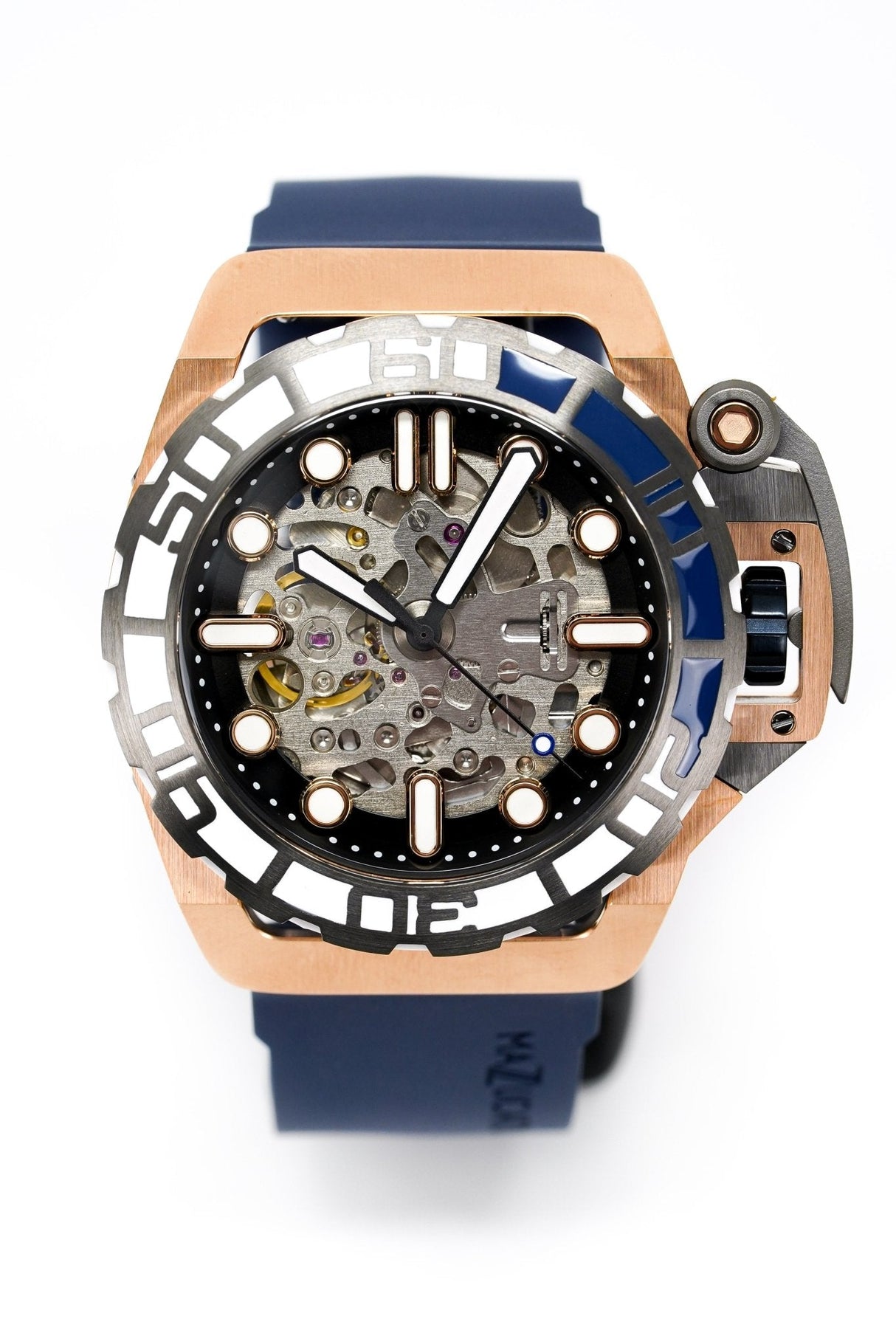 Mazzucato RIM SUB Men's Automatic Watch Blue SK2-RG - Watches & Crystals
