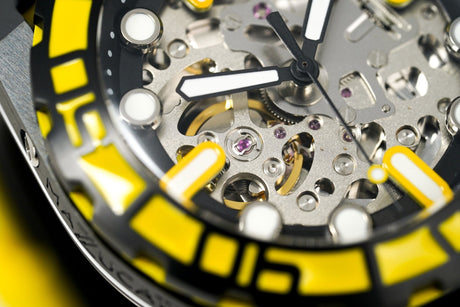 Mazzucato RIM SUB Men's Automatic Watch Yellow SK4-YL - Watches & Crystals