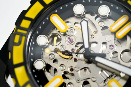 Mazzucato RIM SUB Men's Automatic Watch Yellow SK4-YL - Watches & Crystals