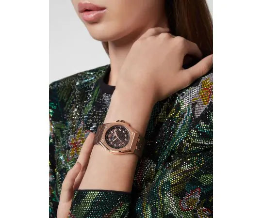 Philipp Plein Ladies Watch Hyper Sport Plein Extreme Lady Rose Gold PWJAA0422