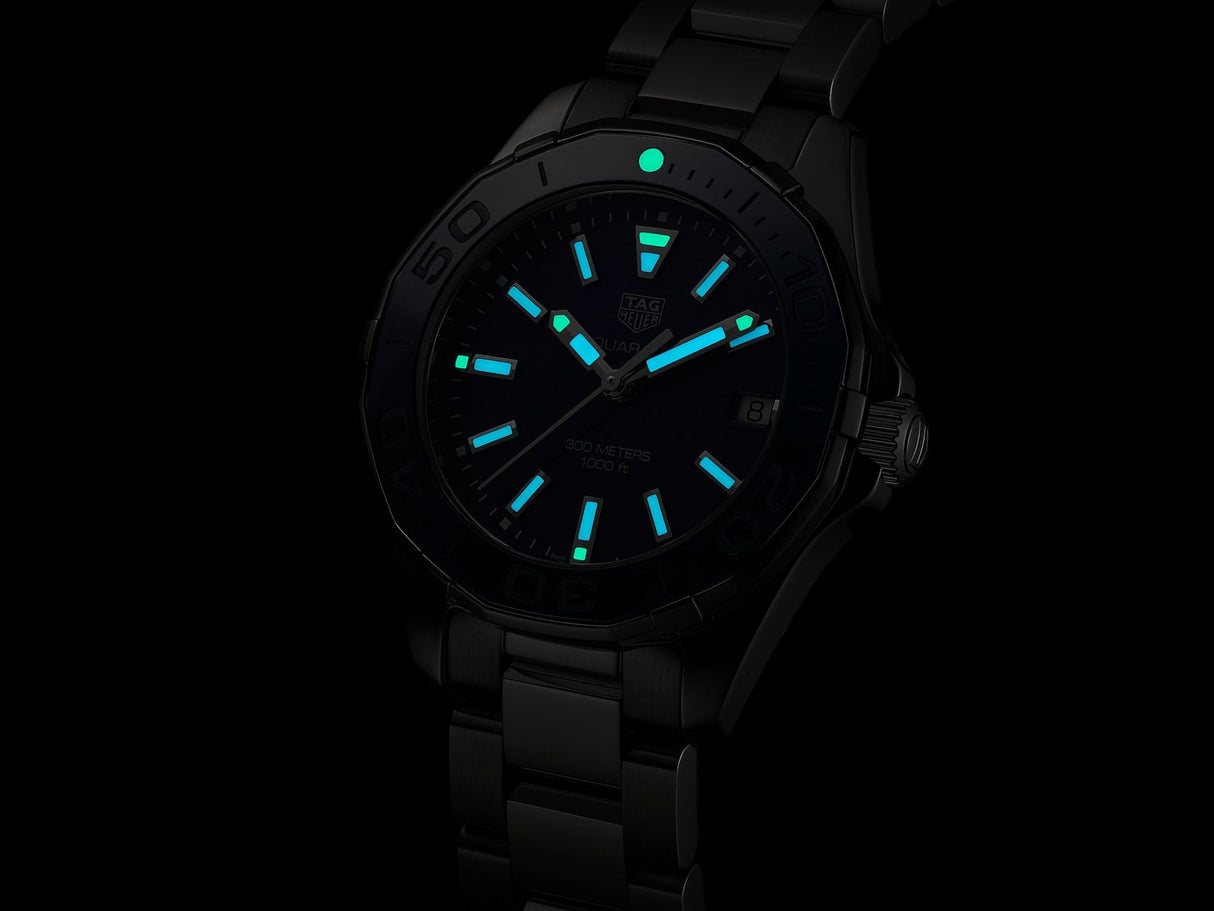 Tag Heuer Ladies Watch Aquaracer Blue Ceramic 35mm WAY131S.BA0748 - Watches & Crystals