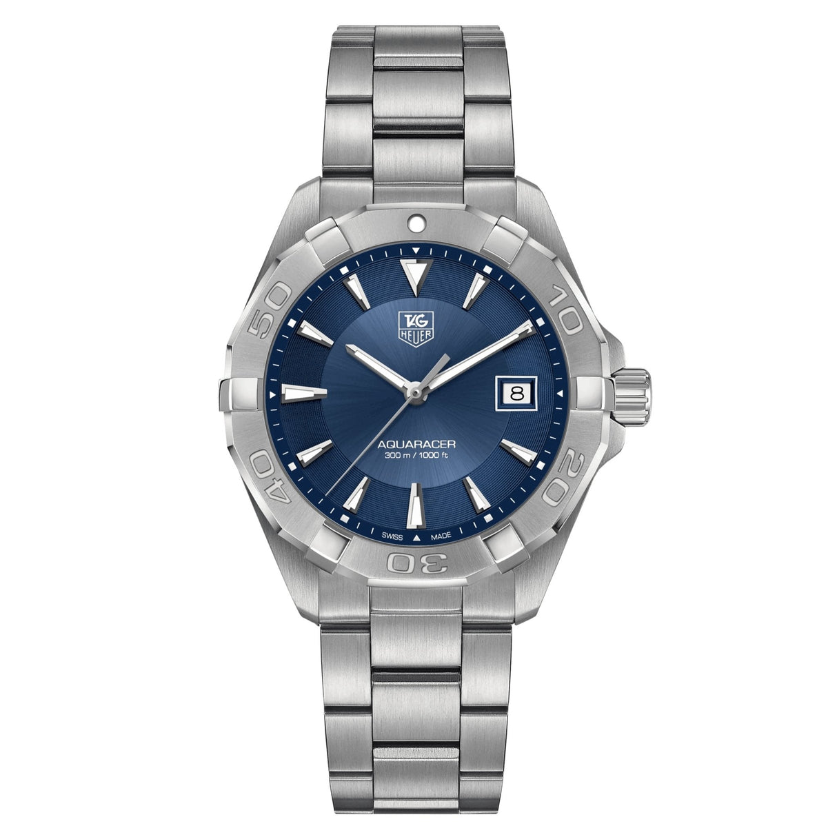 Tag Heuer Men's Quartz Watch Aquaracer Blue WAY1112.BA0928 - Watches & Crystals