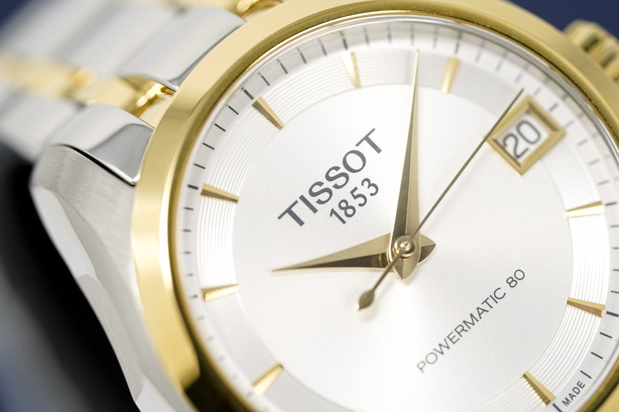 Tissot Automatic Ladies Watch Couturier Date Stainless Steel Bracelet T0352072203100 - Watches & Crystals