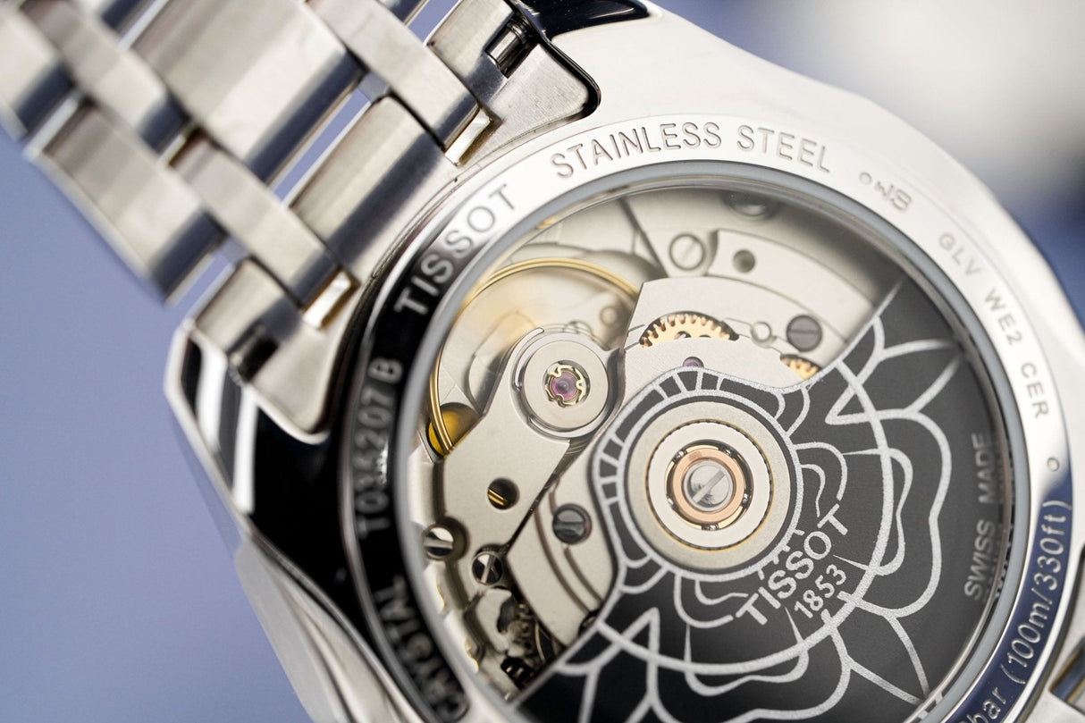 Tissot Automatic Ladies Watch Couturier Date Stainless Steel Bracelet T0352072203100 - Watches & Crystals