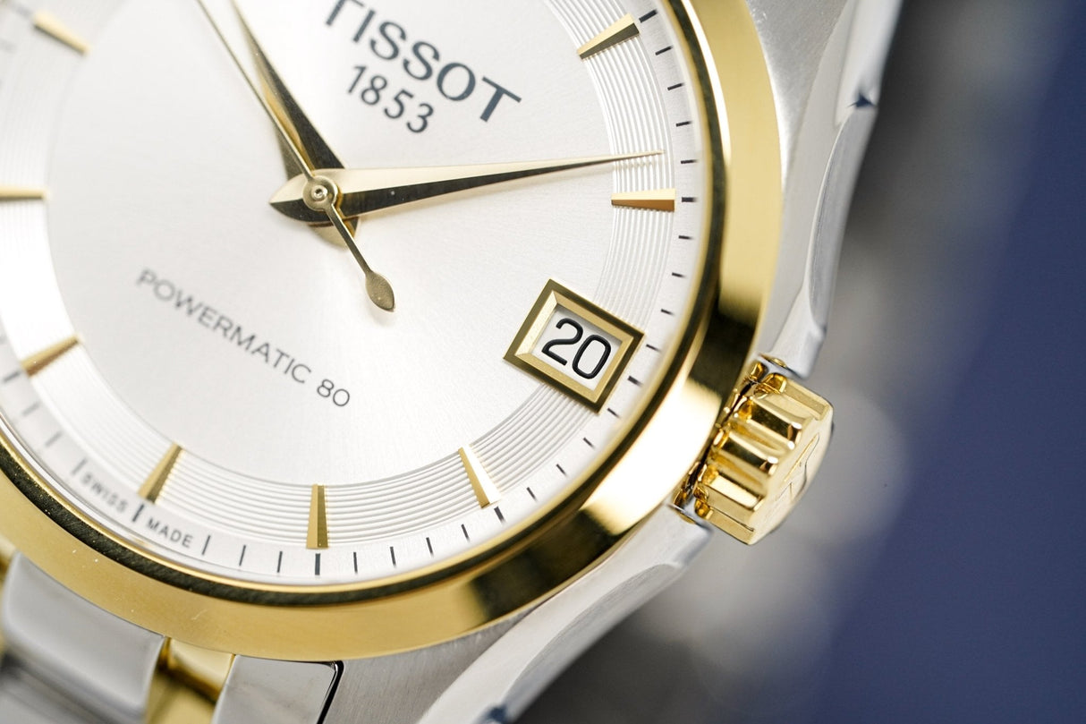 Tissot Automatic Ladies Watch Couturier Date Stainless Steel Bracelet T0352072203100 - Watches & Crystals